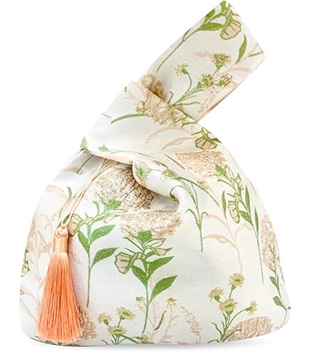 Amazon.co.jp: 和装バッグ 利休バッグ 花しおり 正絹 薄紫