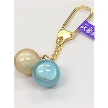 Amazon.co.jp: 水琴鈴 五分玉クリスタル W キーホルダー