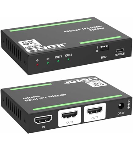 Amazon | GOPPA GP-HDSP12H460 4K/60Hz対応HDMI分配器（1入力:2出力