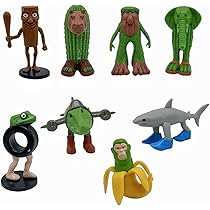 Amazon | トゥントゥントゥンサフール フィギュア 8点セット 3D