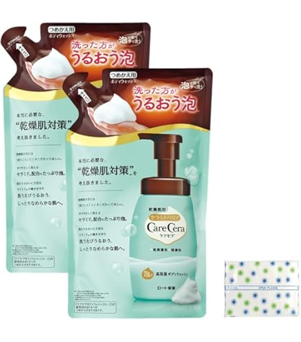 Amazon | ケアセラ(CareCera) 泡の高保湿ボディウォッシュ ボディ