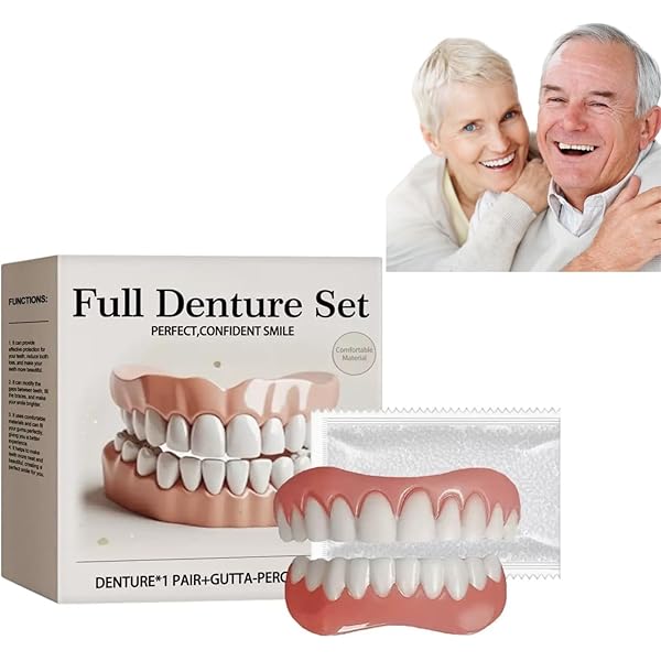 Amazon.co.jp: 2組の入れ歯、一時義歯 義歯、入れ歯、多機能臨時化粧用