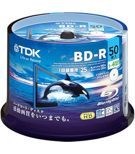 Amazon.co.jp: TDK 録画用ブルーレイディスク BD-R 25GB 1-4倍速