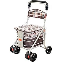 Amazon.co.jp: 楽々健 シルバーカー 「ラクーノ ワゴン バスケット