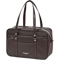 Amazon | 合皮バッグ〈一層式〉5209300 チョコレート×ブラウン(180