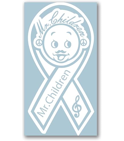 Amazon.co.jp: 絵柄だけ残る ステッカー S 「ミスチル」 黒 025B : 車