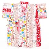 (ファンファン) FUN fun 甚平 ベビー 女の子 子供 水風船 ピンク 70