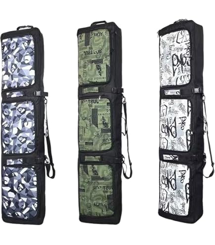 キャスター付き　スノーボードケース Amazon | HONSAN スノーボードケース キャスター 付き オールインワン