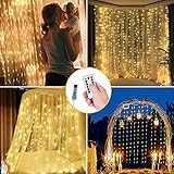 OUSFOT カーテンライト イルミネーションライト LED ジュエリーライト IP67防水 ストリングスライト クリスマス飾り 8 種類の