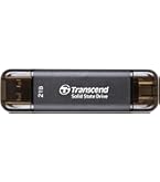 トランセンドジャパン ポータブルSSD 2TB 1050MB/s 超小型