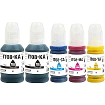Amazon.co.jp: IT08 (KA/ブラック)×2 + IT08 (CA/MA/YA)【5本セット