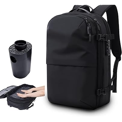 Amazon.co.jp: Vacpack バックパック、60L 拡張可能な防水盗難防止真空