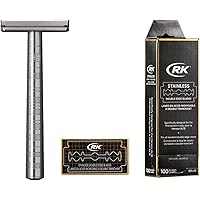 Amazon.co.jp: 【本体×替刃100枚セット】HENSON SHAVING AL13