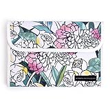 マルチケース 母子手帳ケース（ジャバラ） オリエンタルフラワー ボタニカル柄 花柄