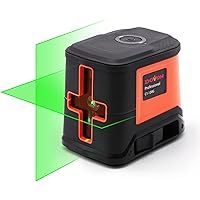 DOVOH 2ライン グリーン レーザー墨出し器 usb充電式 クロスラインレーザー小型 緑色レーザーレベル デュアル・レーザー自動補正 傾斜モード 高輝度レーザー墨出し機 受光器対応 C1-120G