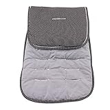 Minene Universal Reversible Pushchair Stroller Pram Buggy Liner Footmuff Cosy toes Car Seat (Black S