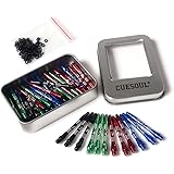 CUESOUL 46mmグルーブアルミダーツステム/シャフト40本入り、2BA DS-040