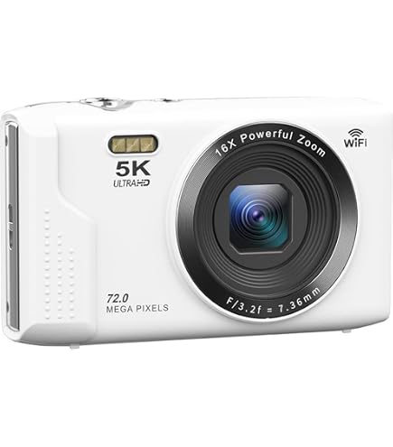 Amazon | 2026新登場 デジタルカメラ 4800万画素 4K録画 デジカメ 64G