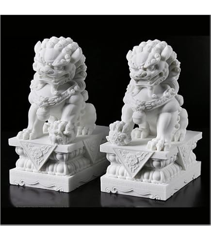Amazon.co.jp: 獅子招財風水開運置物風水グッズ 獅子 ライオン置物獅子