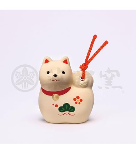 Amazon.co.jp: 薬師窯(yakushigama) 錦彩 招福 寿々 十二支土鈴 未