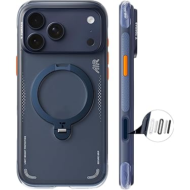 【新品未使用】iPhone Air ケース Pouch M ブラック/ブラック iPhone Air ZEROSHOCK ケース MAGKEEP - PM-A25BZEROMGBK