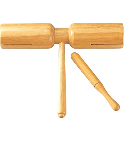 Amazon | TK.Felly ギロ ウッドブロック 打楽器 バチ付き 楽器 民族