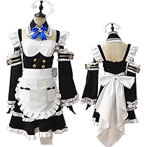 ホロライブ 湊あくあ メイド服　コスプレ ウィッグ付き Amazon.co.jp: GGcosplay VTuber ホロライブ 2024新衣装 湊