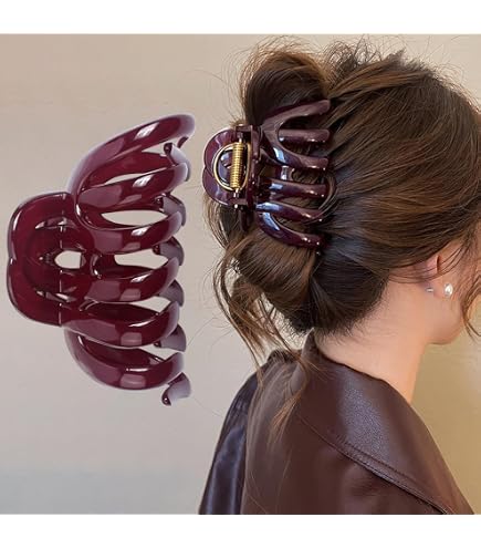 Large Octopus Claw Clips for Thick Hair,Jumbo Marble Hair  display picture 1