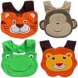 Baby Bibs - Set of 4 Baby Dribble Bibs for Boys (Bibs With Snaps) Chic, Stylish & Fashionable Dribbl