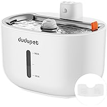 Amazon | DUDUPET 猫 水飲み器 自動給水器 給水器 2WAY給電 wifi