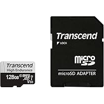 バイク用ドライブレコーダー + SDカード128GB Amazon | Transcend 高耐久 microSDカード 128GB UHS-I U1 Class10