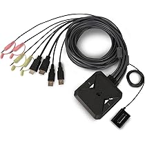 Amazon | ATEN 2ポートUSB3.0ハブ搭載 4K対応 デュアルDisplayPort