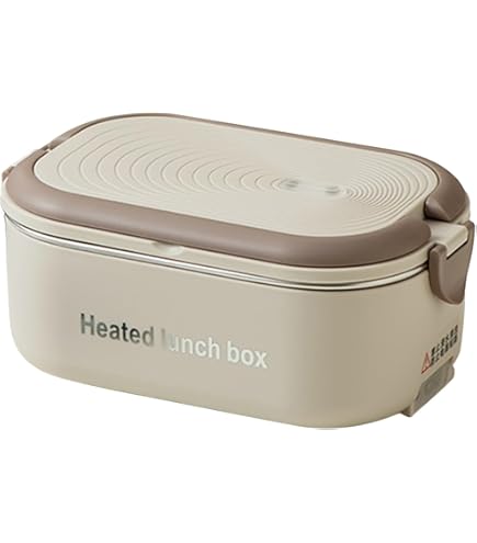 Amazon | Jimaku ポータブル電気ランチボックス、加熱と保温、水不要