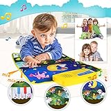 Firlar 知育玩具 音楽おもちゃ ピアノ 音楽カーペット 触って音を出す 電子ピアノ 子供タップピアノ カーペットピアノ 触感ゲーム 知能開発 キーボードマット 鍵盤 赤ちゃん 子供 おもちゃ