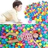 MEXUD 100Pcs Colorful Ball Ocean Balls Soft Plastic Ocean Ball For Baby Kid Swim Pit Toy Ship