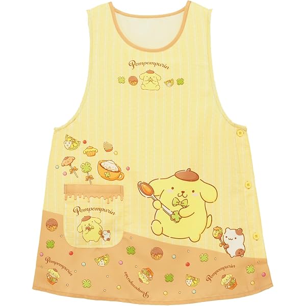 Amazon.co.jp: [ON NISHIKI] ポムポムプリン エプロンキャラクター