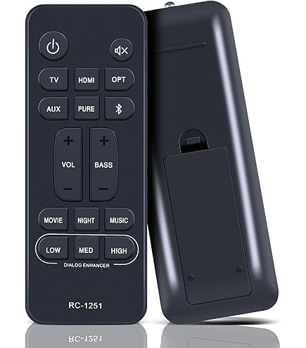 Amazon | サウンドバーリモコン RC-1251 for Denon サウンドバー DHT