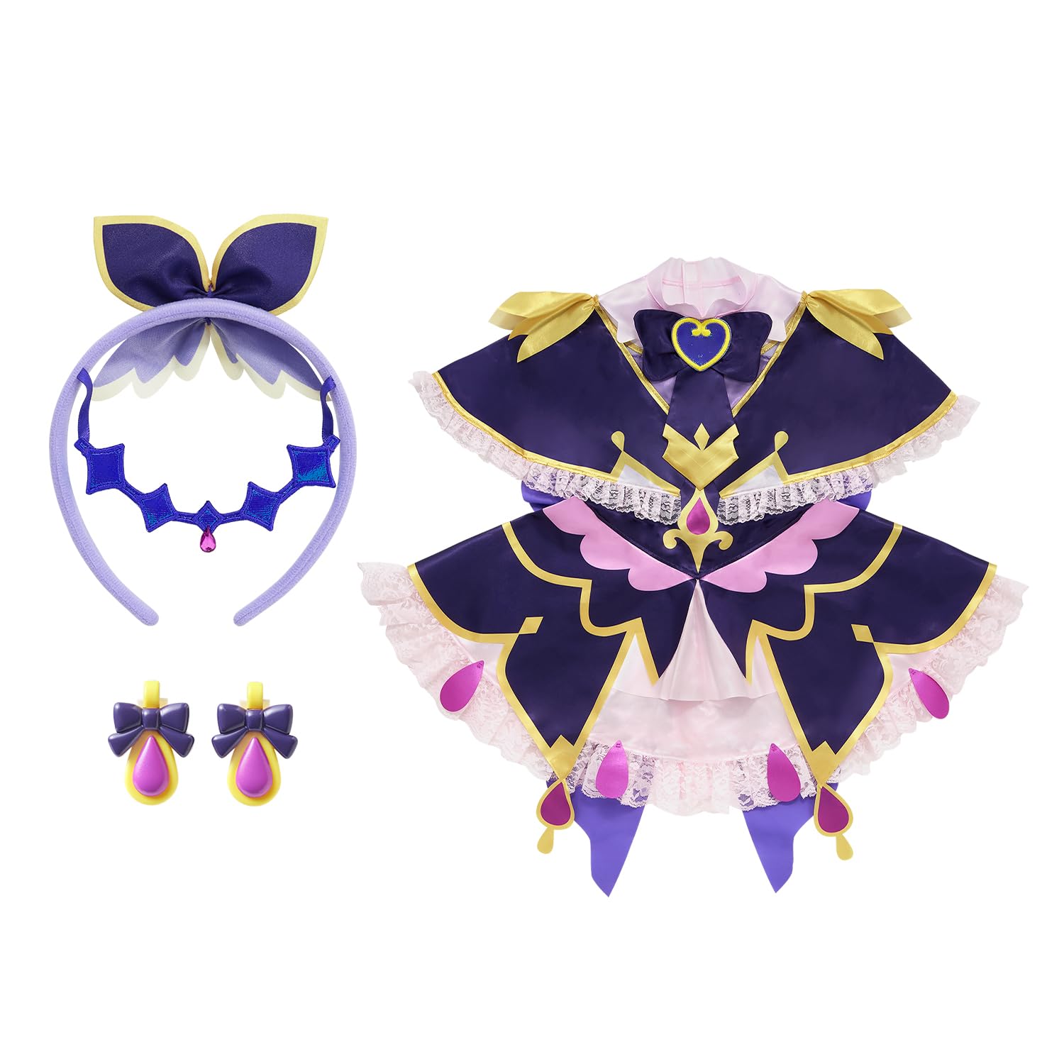 [バンダイ(BANDAI)] 名探偵プリキュア！ 変身プリチューム キュアアルカナ・シャドウ なりきりセット 対象年齢 3 才以上 - 1