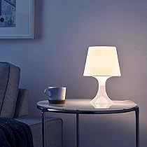 IKEA テーブルランプ 211 黒 イケア IKEA ネストテーブル2点セット ガラス ブラックブラウン