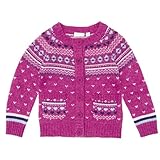 JoJo Maman Bebeジョジョママンベベ(イギリス)/Wool Angora Cashmere Fairisle Cardigan ウール・アンゴラ・カシミア混紡フェアアイルカーディガン/6-