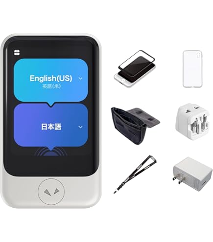 Amazon.co.jp: POCKETALK （ポケトーク） S グローバル通信（2年）付き