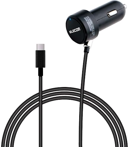 Amazon.co.jp: エレコム カーチャージャー シガーソケット 12W microB 