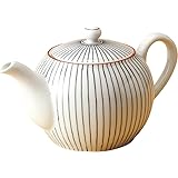 波佐見焼 光玉陶苑 ポット (ステンレス茶こし付) 細十草 444395