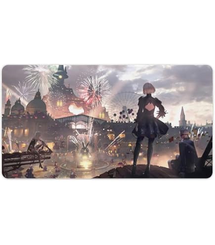 超特大ラバーマウスパッド　ヨルハ二号B型　90×40cm　厚さ3mm Amazon.co.jp: ニーアオートマタ マウスパッド NieR:Automata 2B