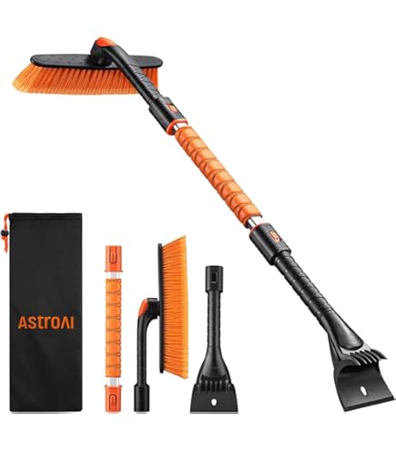 ‪☆ スノースクレーパー アイススクレーパー 車用 雪かき 洗車 車用 スノースクレーパー アイススクレーパー 車用 雪かき 洗車