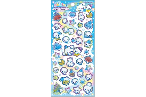カミオジャパン シール キャンディグリッターステッカー あわわちゃん 231018
