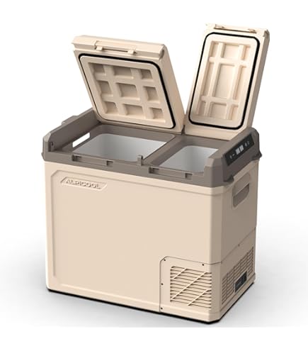 SUNPIE 車載用冷蔵庫 30リットル 2室 独立温度設定 コンプレッサー式 SUNPIE 30L 車載冷蔵庫 2室独立温度制御 ドイツコンプレッサー