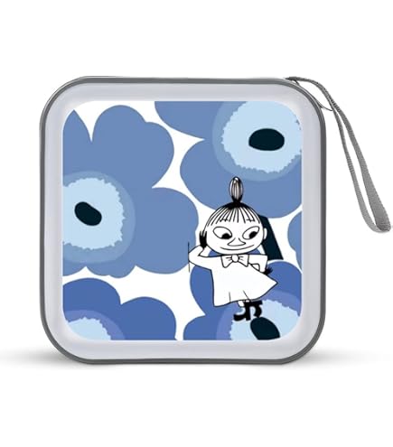 Amazon | 花柄 ムーミン CDケース プラケース スリム BD DVD