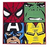 Disney Marvel Comics Defenders Shaped Kids Playroomフロアラグマット USA