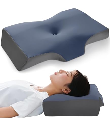 Amazon｜ネックピロー メモリーフォーム枕 睡眠用 輪郭枕 首と肩の痛み